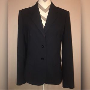 The Limited navy pinstripe suit jacket - size 10